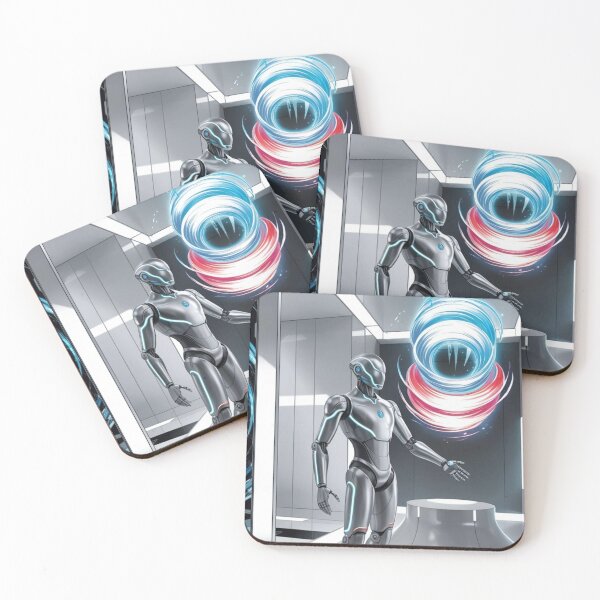 Item preview, Futuristic robot Made in France designed and sold by Thibaut's Quirky Creations.
