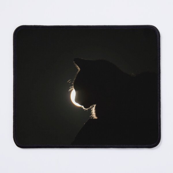 Item preview, Cat Moon - Cat silhouetted by a Blue Super Moon designed and sold by Blue Pacific Fury.