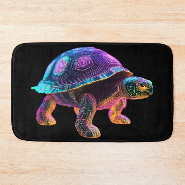 Item preview, Electric Turtle - Neon Cyber Turtle with Futuristic Glow designed and sold by Traloch O'Laoi.