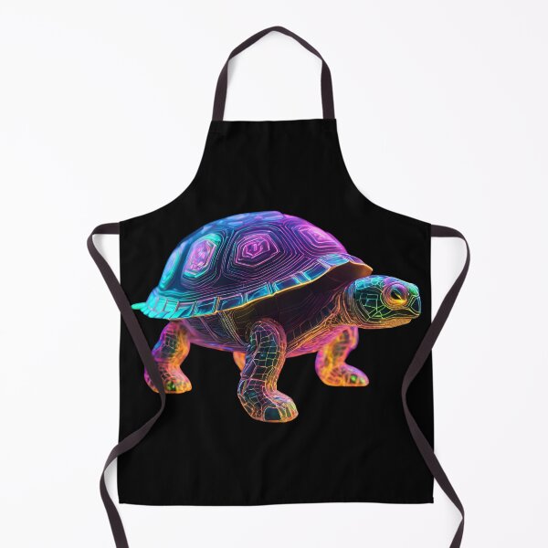 Item preview, Electric Turtle - Neon Cyber Turtle with Futuristic Glow designed and sold by Traloch O'Laoi.