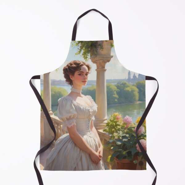 Item preview, Timeless Beauty: Victorian Elegance on a Flowered Terrace designed and sold by BlareBlare.