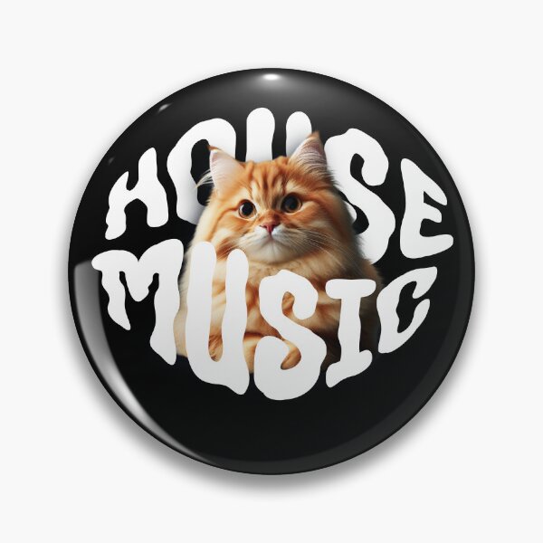 Item preview, HOUSE MUSIC  - Font Cat Steez (White)  designed and sold by Discothreadz.