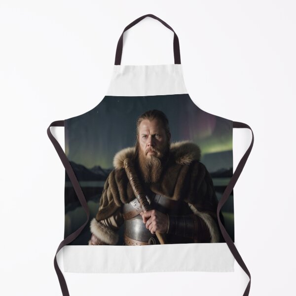Item preview, Viking Spirit in the Glow of the Northern Lights designed and sold by highplacidity.