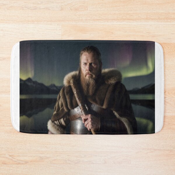 Item preview, Viking Spirit in the Glow of the Northern Lights designed and sold by highplacidity.