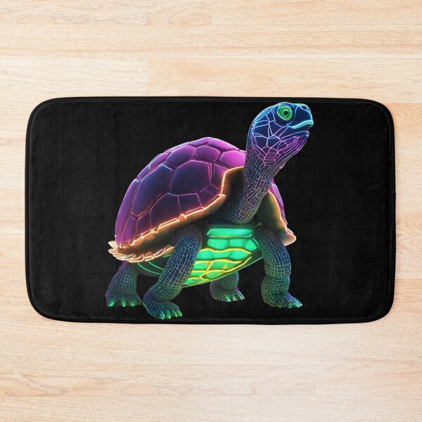 Item preview, Electric Turtle v2 - Neon Cyber Turtle with Futuristic Glow designed and sold by Traloch O'Laoi.