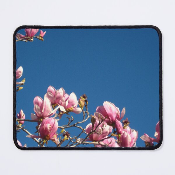 Item preview, Pink Tulip Tree and Blue Sky designed and sold by JoyousArt4u.