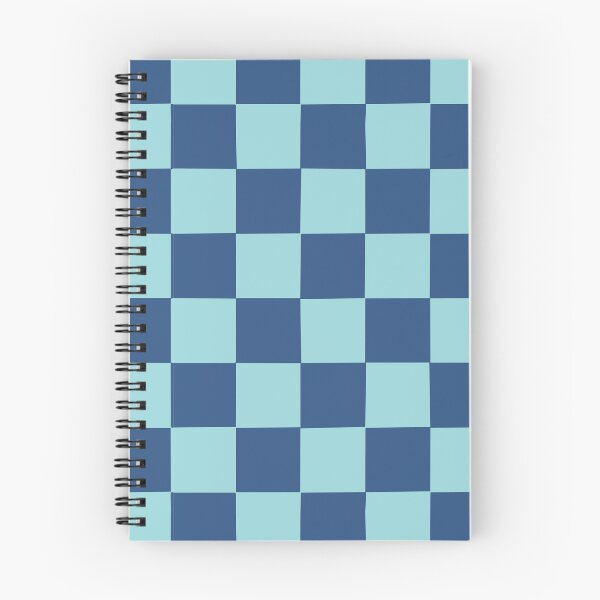 Item preview, Wavy Deja Vu Blue Checkerboard designed and sold by junkydotcom.