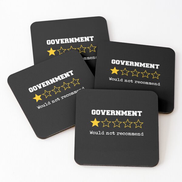 Item preview, Government One-Star Review Not Recommend Political Funny Democracy designed and sold by w1ckerman.