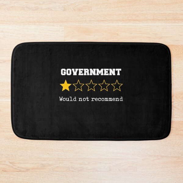 Item preview, Government One-Star Review Not Recommend Political Funny Democracy designed and sold by w1ckerman.