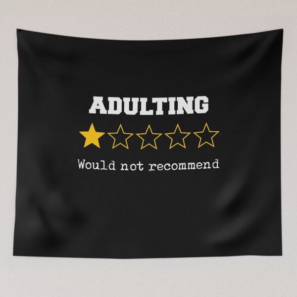 Item preview, Adulting Struggles Funny Life Quote Adults 18th Adult Adulthood designed and sold by w1ckerman.