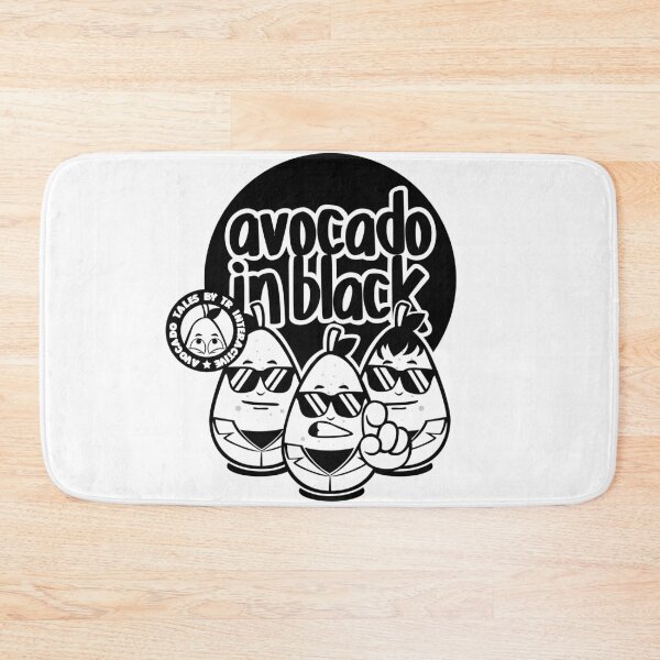 Artikelvorschau, Avocado in Schwarz entworfen und verkauft von Tr interactive.