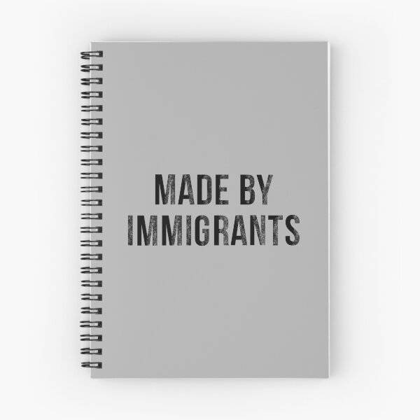 Item preview, "AMERICA WAS BUILT BY IMMIGRANTS / IMMIGRANTS MAKE AMERICA GREAT / SUPPORT IMMIGRANTS – Made by Immigrants, Celebrate Diversity, Equality, and America’s Immigrant Heritage" designed and sold by artworkathome.