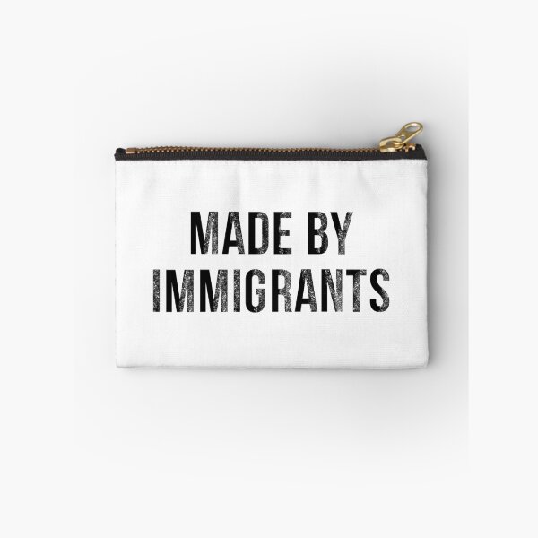 Item preview, "AMERICA WAS BUILT BY IMMIGRANTS / IMMIGRANTS MAKE AMERICA GREAT / SUPPORT IMMIGRANTS – Made by Immigrants, Celebrate Diversity, Equality, and America’s Immigrant Heritage" designed and sold by artworkathome.