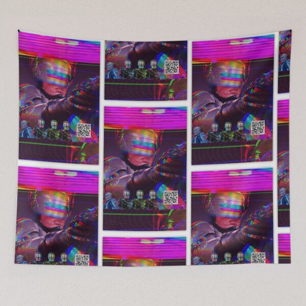 Item preview, Robo Enforcer Tribute, Vaporwave Nostalgia 80's Neon designed and sold by Retrovapor144.