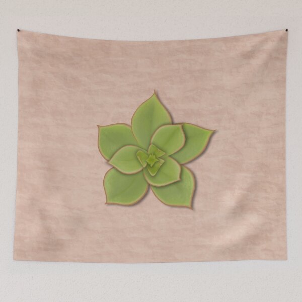 Item preview, Modern Green Hand-Drawn Botanical Echeveria Succulent  designed and sold by Ordinary Elevated.