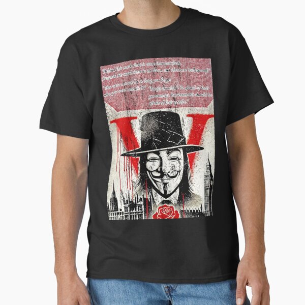 V For Vendetta T-Shirts for Sale | Redbubble