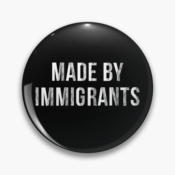 Item preview, "AMERICA WAS BUILT BY IMMIGRANTS / IMMIGRANTS MAKE AMERICA GREAT / SUPPORT IMMIGRANTS – Made by Immigrants, Celebrate Diversity, Equality, and America’s Immigrant Heritage" designed and sold by artworkathome.