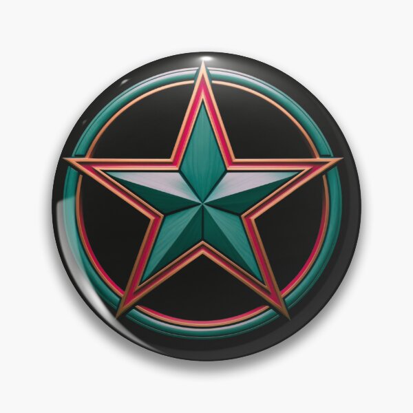 Item preview, Green Pentacle Circle Star Design designed and sold by FroggyFly Designs.