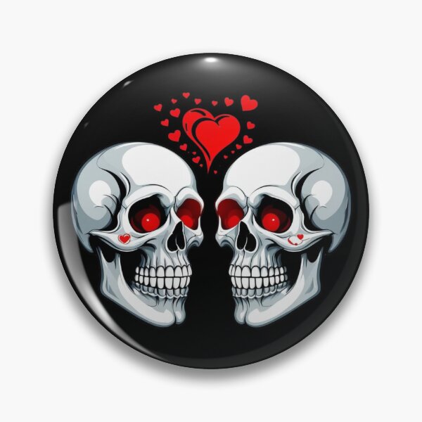 Item preview, Skulls in Love designed and sold by Catherine Harrison.