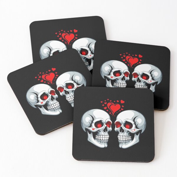 Item preview, Skulls in Love designed and sold by Catherine Harrison.