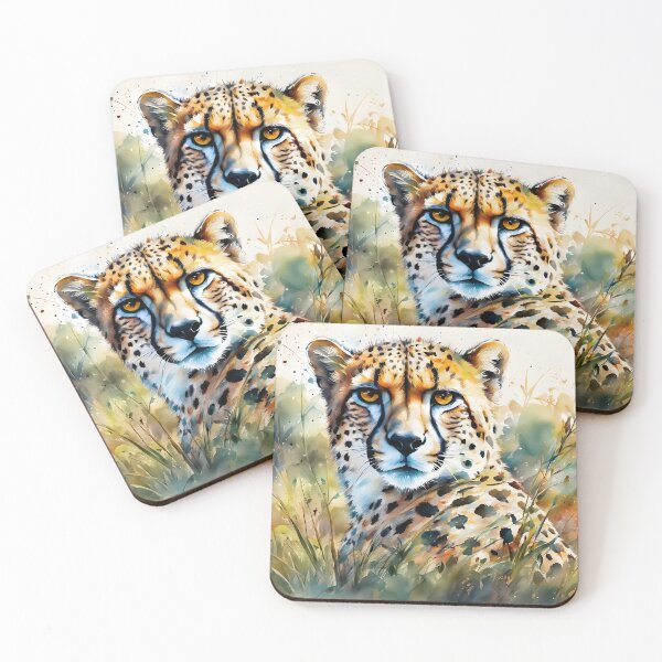 Item preview, Cheetah – Big Cats, Watercolour World Wildlife designed and sold by Country-Artist.