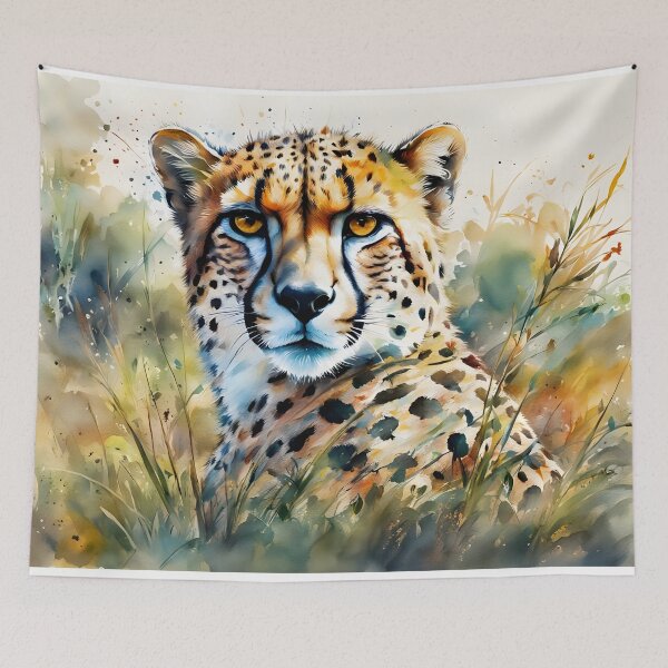 Item preview, Cheetah – Big Cats, Watercolour World Wildlife designed and sold by Country-Artist.
