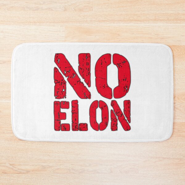 Item preview, NO ELON!  anti elon, no elon musk, no musk, Anti-Elon Musk Bumper Decal For elon musk haters! red designed and sold by ramwebroom.