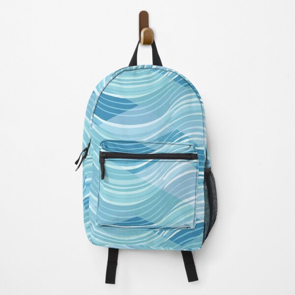Item preview, Vintage Inspired Geometric Waves Ocean Pattern - Lover Retro Style Interior Design 2025 designed and sold by Teemaniac.