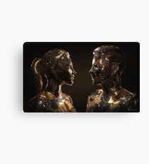 She & He Canvas Print