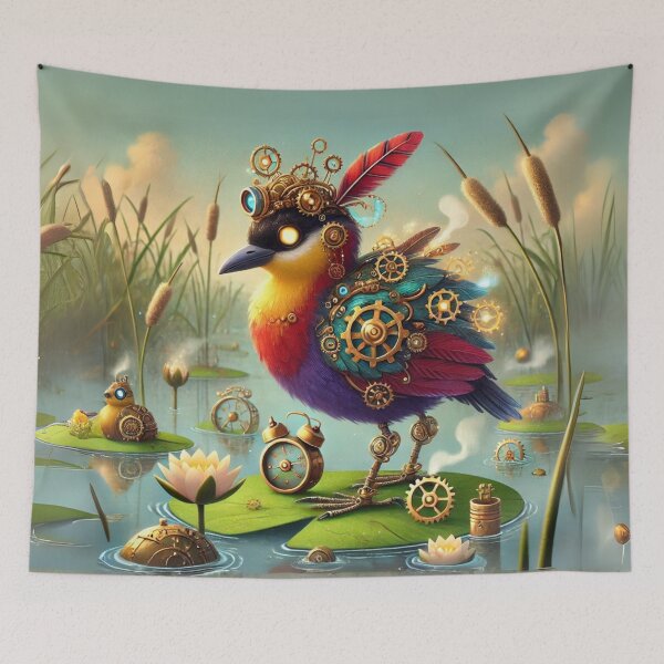 Item preview, Steampunk Wattled Jacana designed and sold by Sillytoe.
