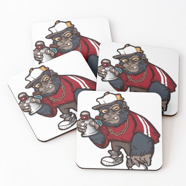 Item preview, Art  Graffiti Gorilla Gangsta Animation Artist Fun Cool Sneaker Colorful Picture  designed and sold by DaniVi.