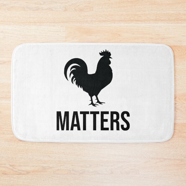 Item preview, BBC Matters - Funny and Humorous Rooster Design designed and sold by Cannaxes Studio.