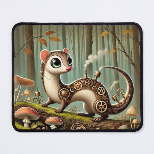 Item preview, Steampunk Weasel designed and sold by Sillytoe.