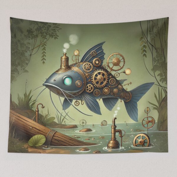 Item preview, Steampunk Wels Catfish designed and sold by Sillytoe.