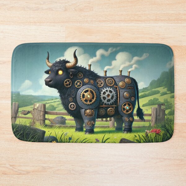 Item preview, Steampunk Welsh Black Cattle designed and sold by Sillytoe.