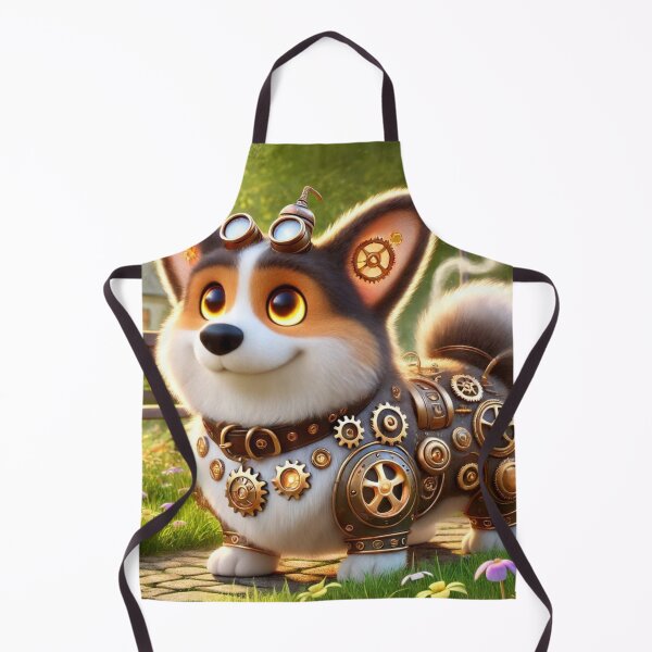 Item preview, Steampunk Welsh Corgi designed and sold by Sillytoe.