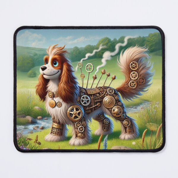 Item preview, Steampunk Welsh Springer Spaniel designed and sold by Sillytoe.