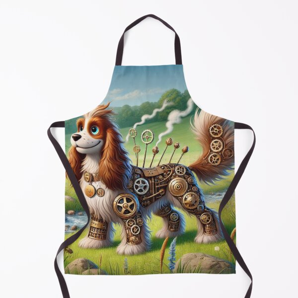 Item preview, Steampunk Welsh Springer Spaniel designed and sold by Sillytoe.