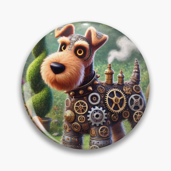 Item preview, Steampunk Welsh Terrier designed and sold by Sillytoe.