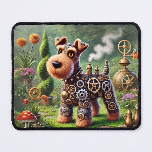 Item preview, Steampunk Welsh Terrier designed and sold by Sillytoe.