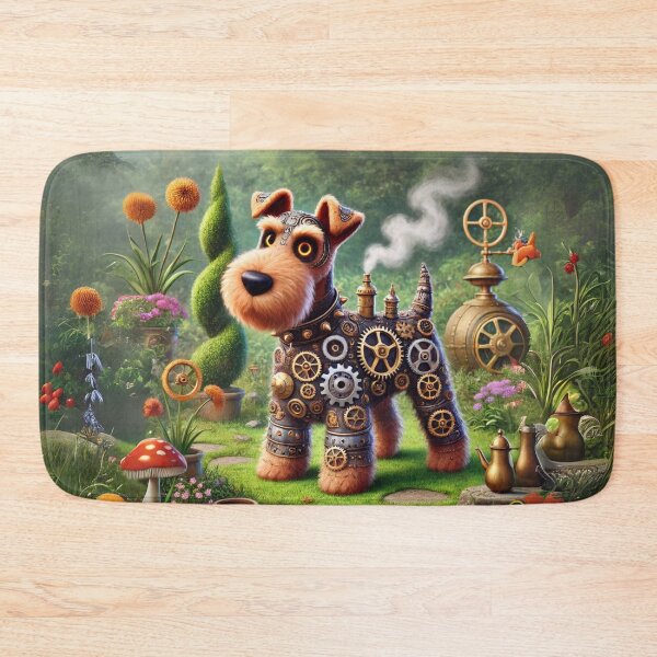 Item preview, Steampunk Welsh Terrier designed and sold by Sillytoe.