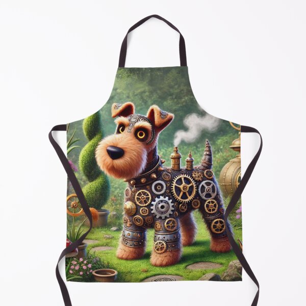 Item preview, Steampunk Welsh Terrier designed and sold by Sillytoe.