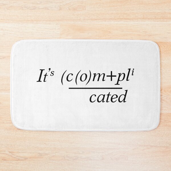 Item preview, "It’s Complicated – Funny Relationship Status, Sarcastic Quote & Dating Humor | Valentine’s Day 2025" designed and sold by artworkathome.
