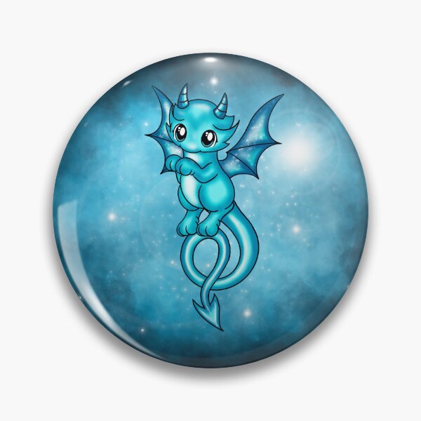 Item preview, cute space ice dragon designed and sold by Pezi-Creation.