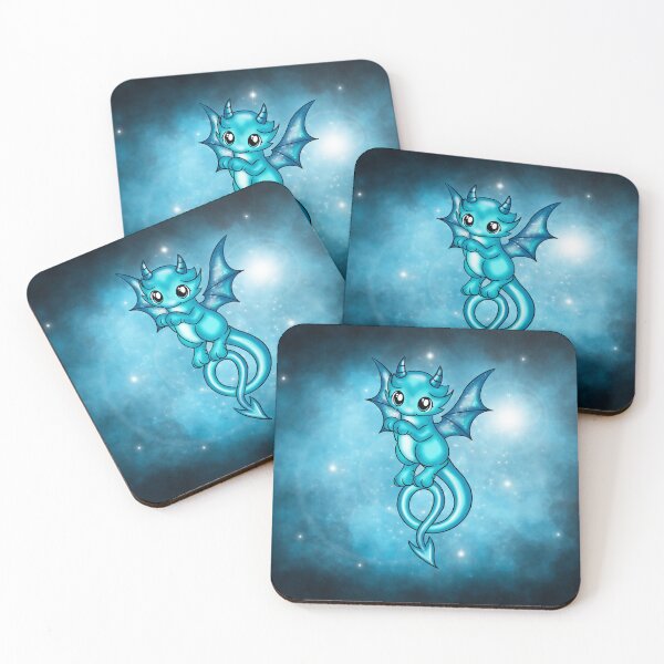 Item preview, cute space ice dragon designed and sold by Pezi-Creation.