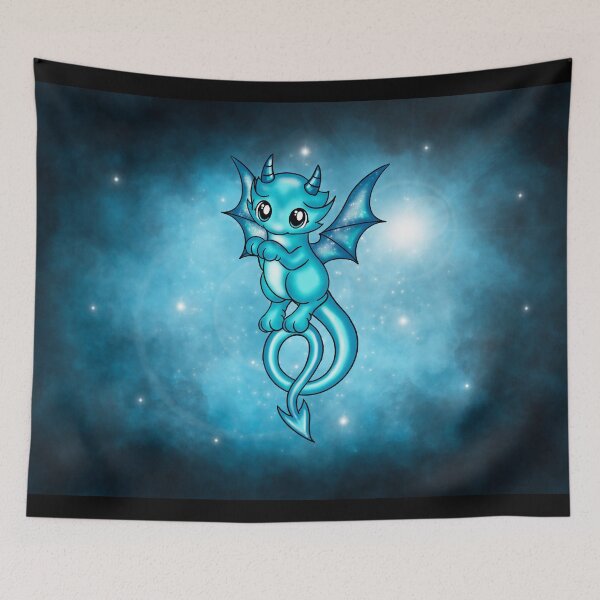 Item preview, cute space ice dragon designed and sold by Pezi-Creation.