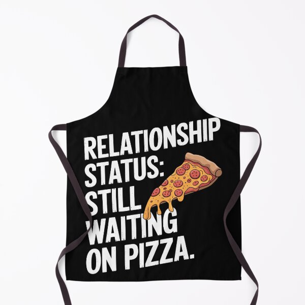 Item preview, Relationship Status: Still Waiting on Pizza – Funny Food Lover Valentines Day designed and sold by Quirky Shirts.