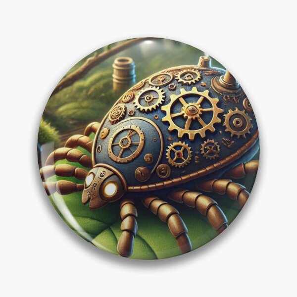 Item preview, Steampunk Western Blacklegged Tick designed and sold by Sillytoe.