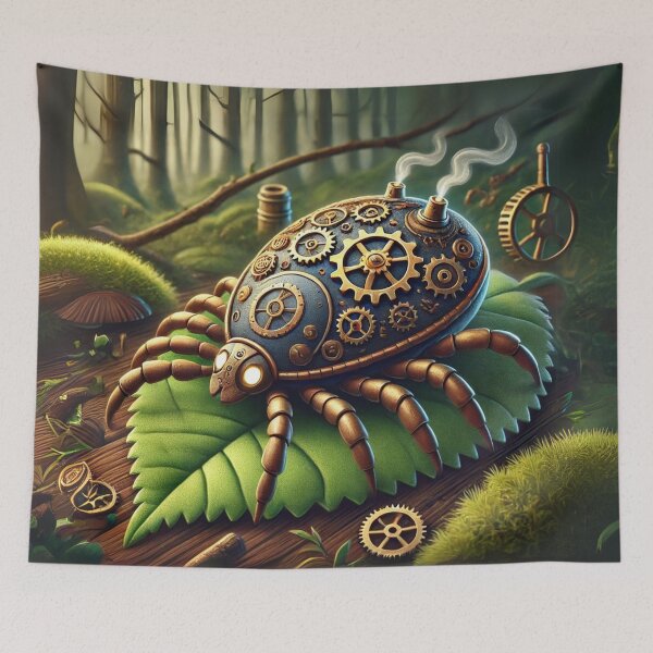 Item preview, Steampunk Western Blacklegged Tick designed and sold by Sillytoe.