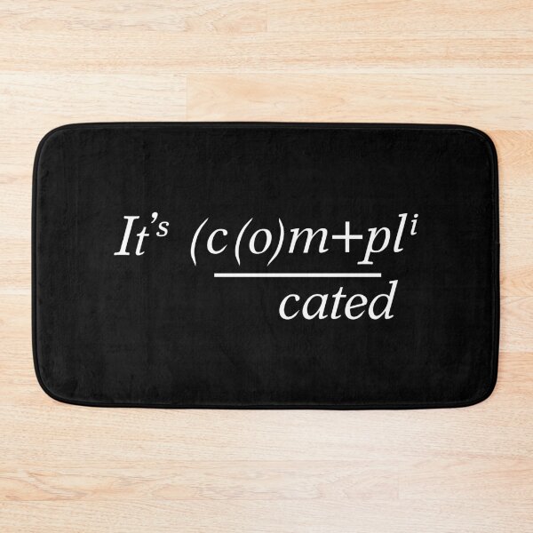Item preview, "It’s Complicated – Funny Relationship Status, Sarcastic Quote & Dating Humor | Valentine’s Day 2025" designed and sold by artworkathome.